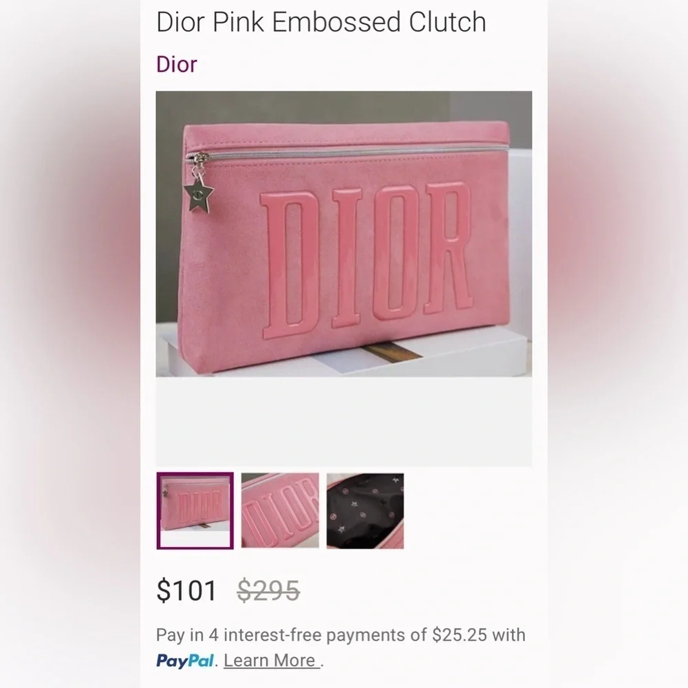 Dior Trousse Pouch Clutch Bag